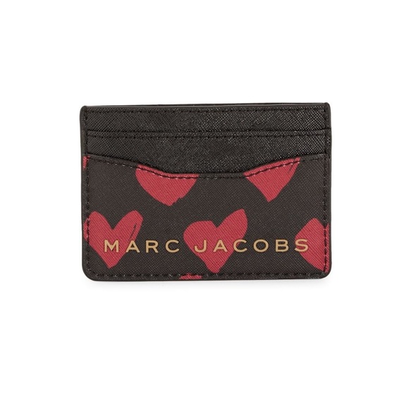 Marc Jacobs Accessories - NWT! Marc Jacobs "Red Hearts" Card Case Holder